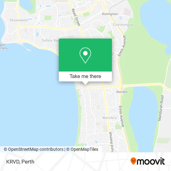 KRVD map