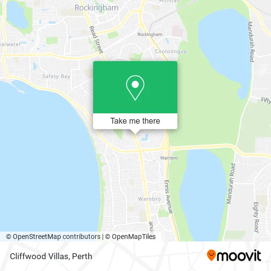 Cliffwood Villas map
