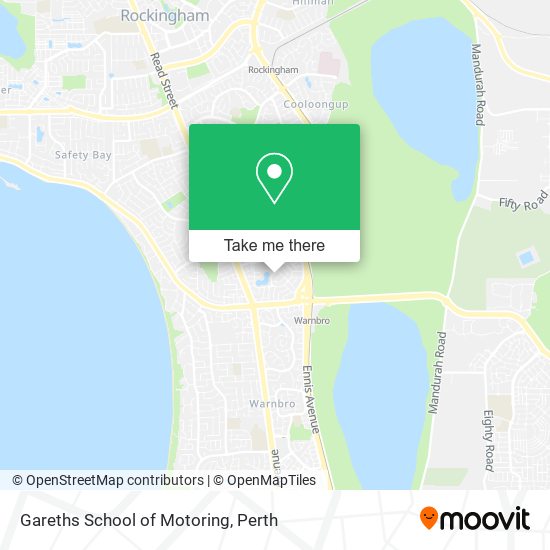 Mapa Gareths School of Motoring