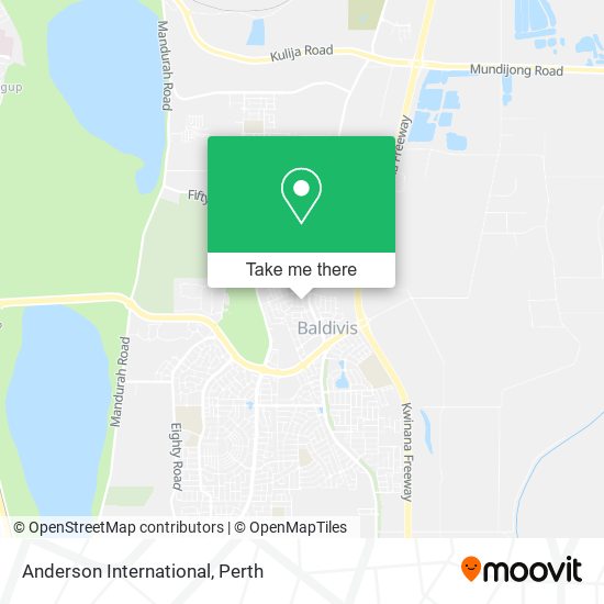 Anderson International map