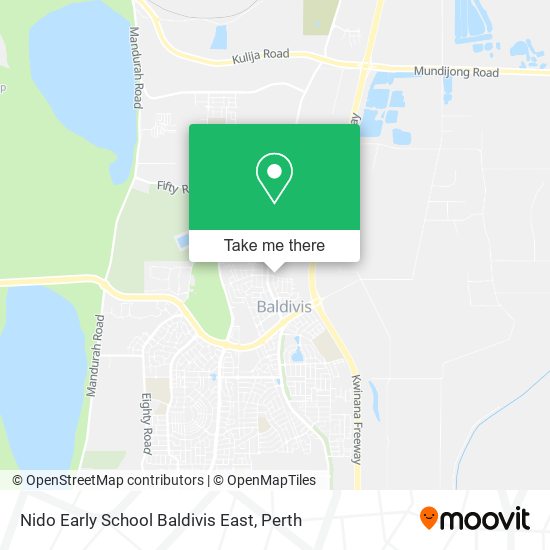 Mapa Nido Early School Baldivis East