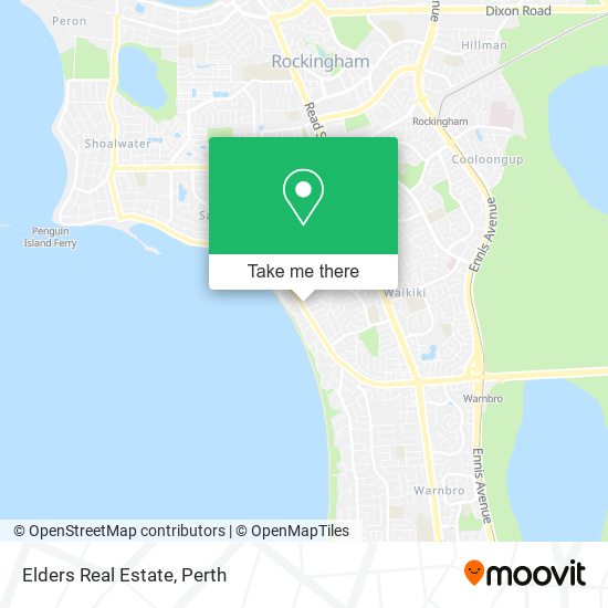 Elders Real Estate map