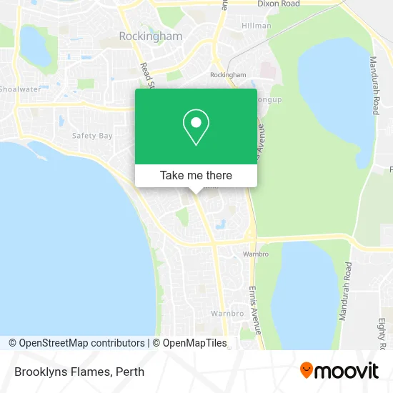 Mapa Brooklyns Flames