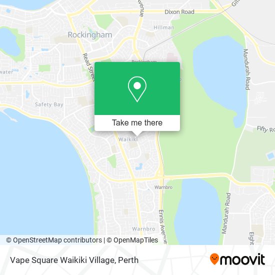Vape Square Waikiki Village map