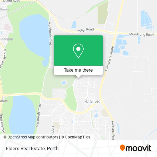 Elders Real Estate map