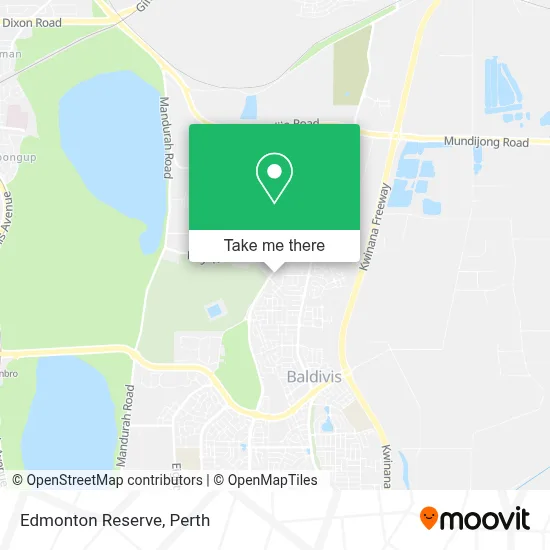 Mapa Edmonton Reserve