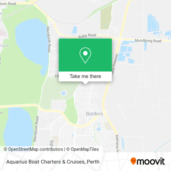 Mapa Aquarius Boat Charters & Cruises