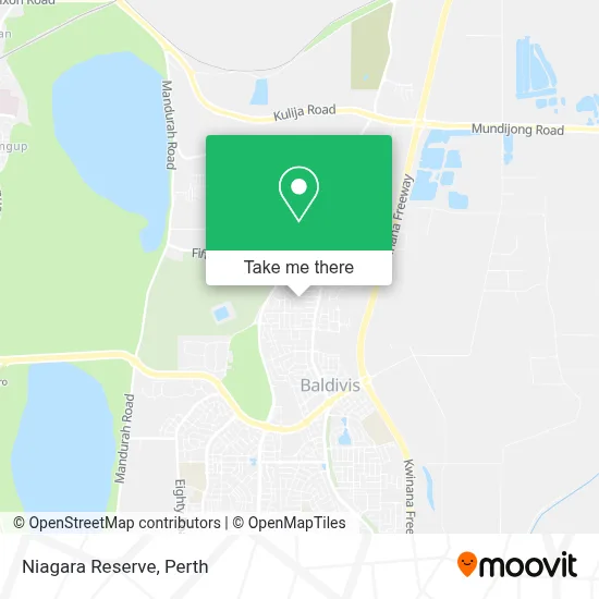 Mapa Niagara Reserve