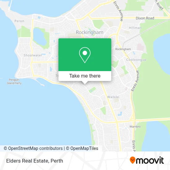 Mapa Elders Real Estate