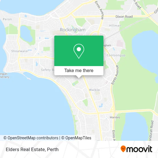 Mapa Elders Real Estate