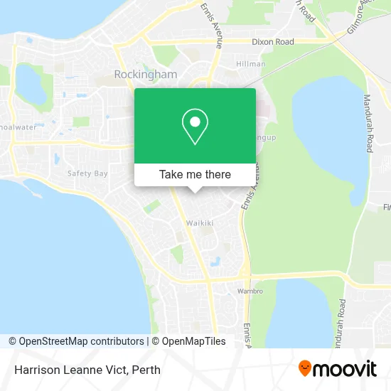 Mapa Harrison Leanne Vict