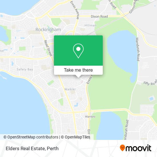 Elders Real Estate map