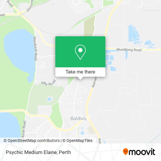 Psychic Medium Elaine map