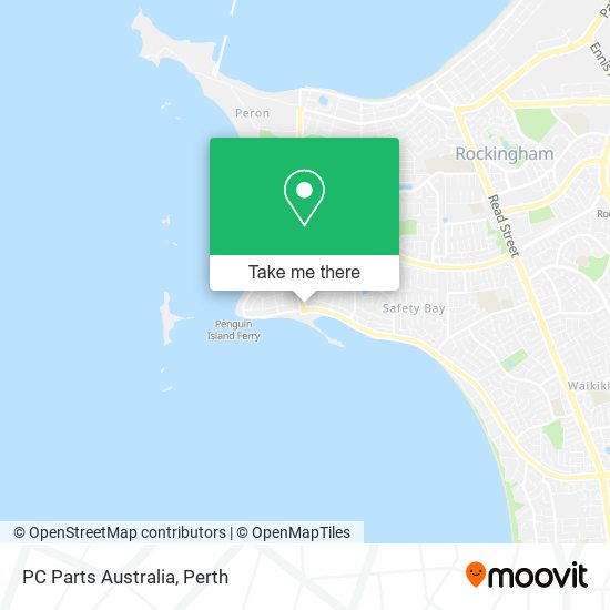 PC Parts Australia map