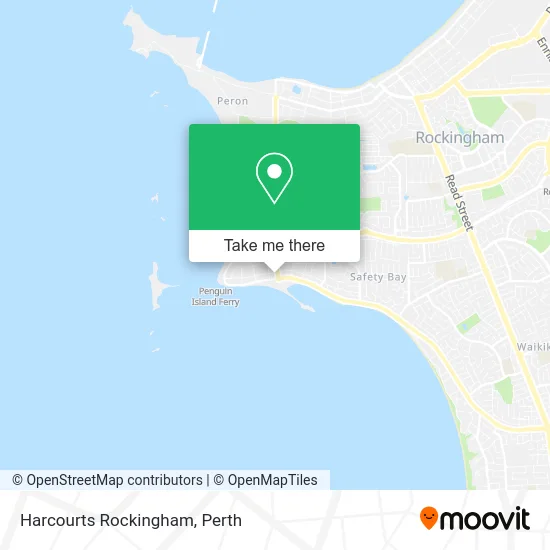 Mapa Harcourts Rockingham