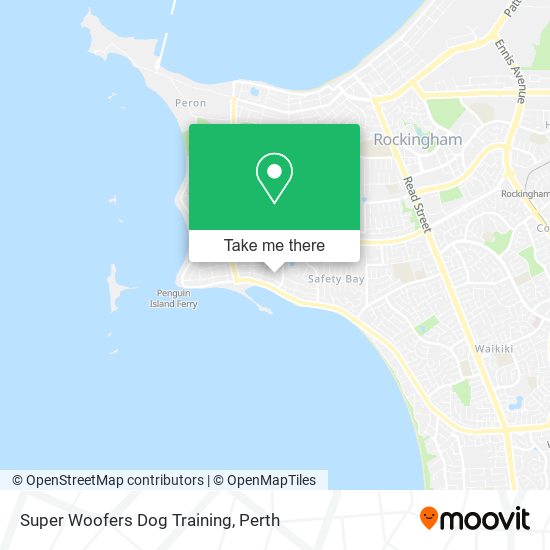 Mapa Super Woofers Dog Training