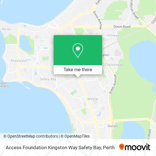 Access Foundation Kingston Way Safety Bay map