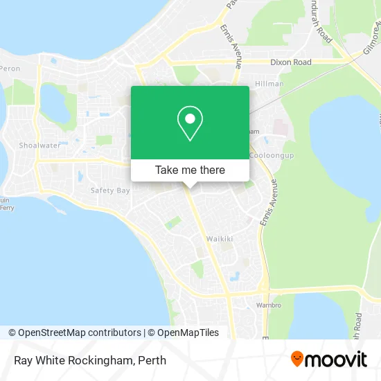 Mapa Ray White Rockingham