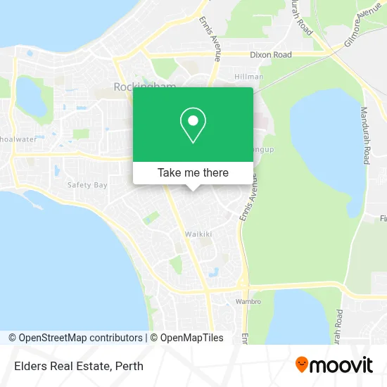 Mapa Elders Real Estate