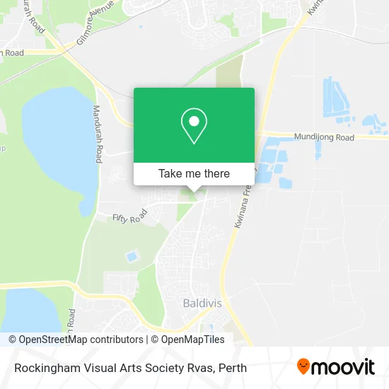 Mapa Rockingham Visual Arts Society Rvas