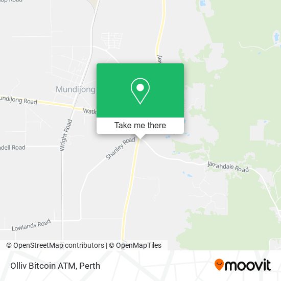 Mapa Olliv Bitcoin ATM