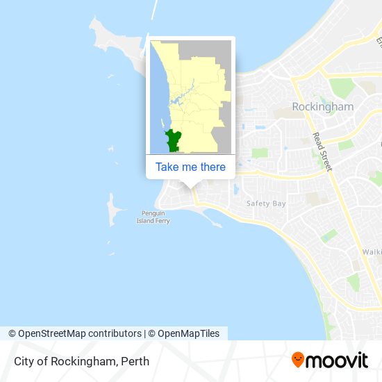 Mapa City of Rockingham