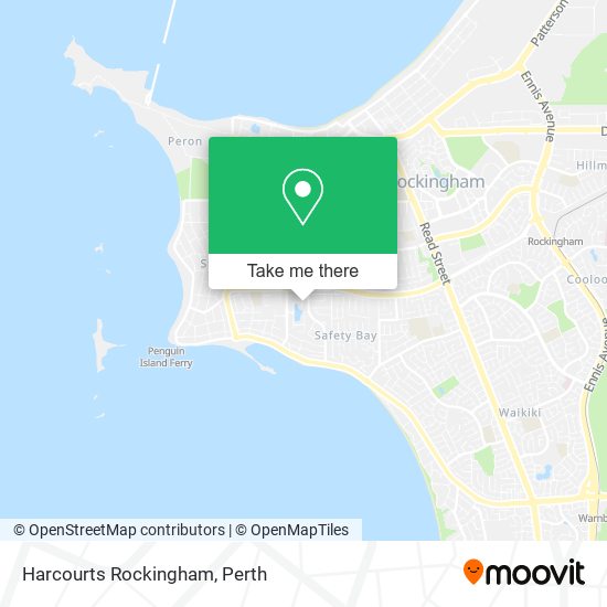 Harcourts Rockingham map