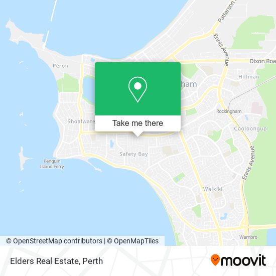 Elders Real Estate map