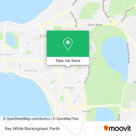 Mapa Ray White Rockingham