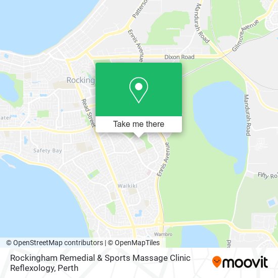 Rockingham Remedial & Sports Massage Clinic Reflexology map
