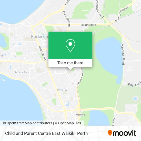 Child and Parent Centre East Waikiki map