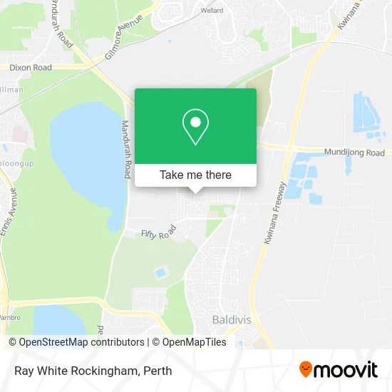 Mapa Ray White Rockingham