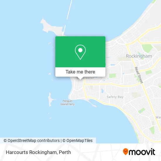 Harcourts Rockingham map