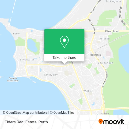 Mapa Elders Real Estate