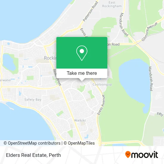 Mapa Elders Real Estate