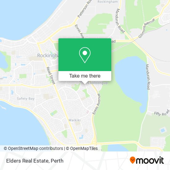 Elders Real Estate map