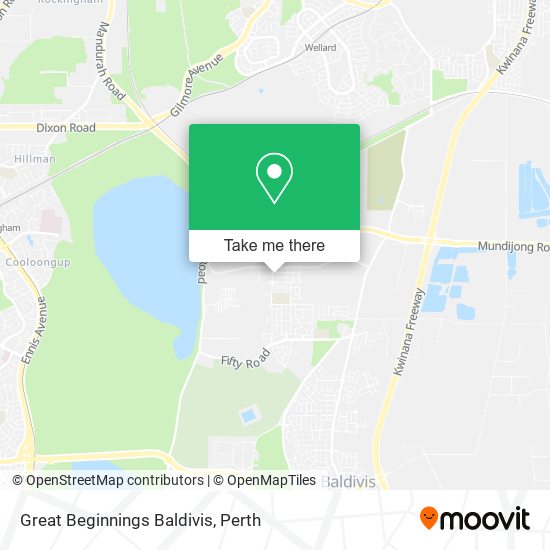 Great Beginnings Baldivis map