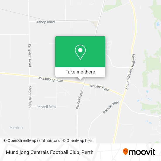 Mapa Mundijong Centrals Football Club