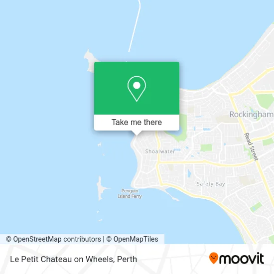 Mapa Le Petit Chateau on Wheels