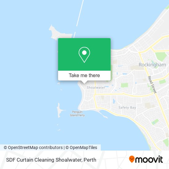 Mapa SDF Curtain Cleaning Shoalwater