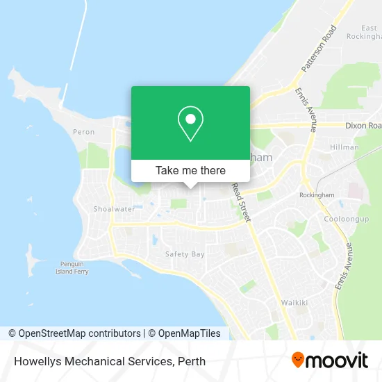 Mapa Howellys Mechanical Services