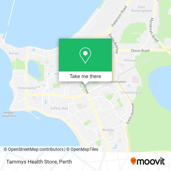 Mapa Tammys Health Store