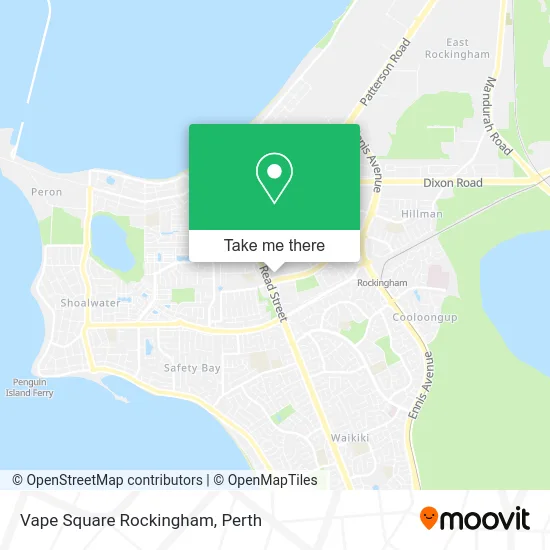 Mapa Vape Square Rockingham