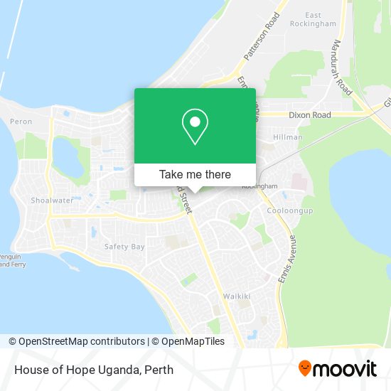 House of Hope Uganda map