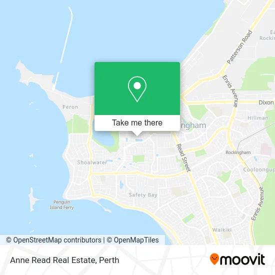 Mapa Anne Read Real Estate