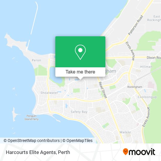 Mapa Harcourts Elite Agents