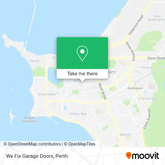 Mapa We Fix Garage Doors