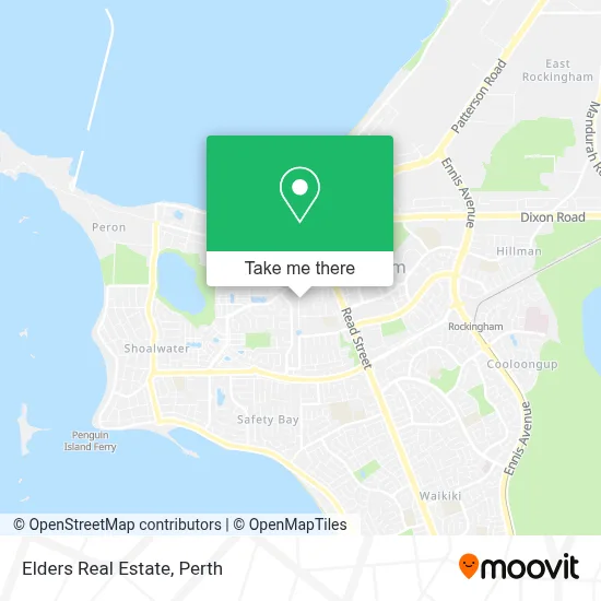 Mapa Elders Real Estate