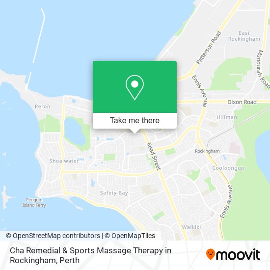 Cha Remedial & Sports Massage Therapy in Rockingham map