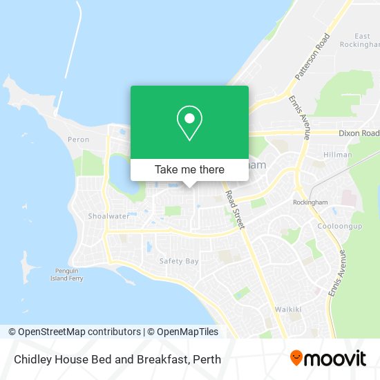 Mapa Chidley House Bed and Breakfast